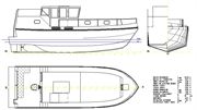 Kajutový ocelový rekreační člun HLD